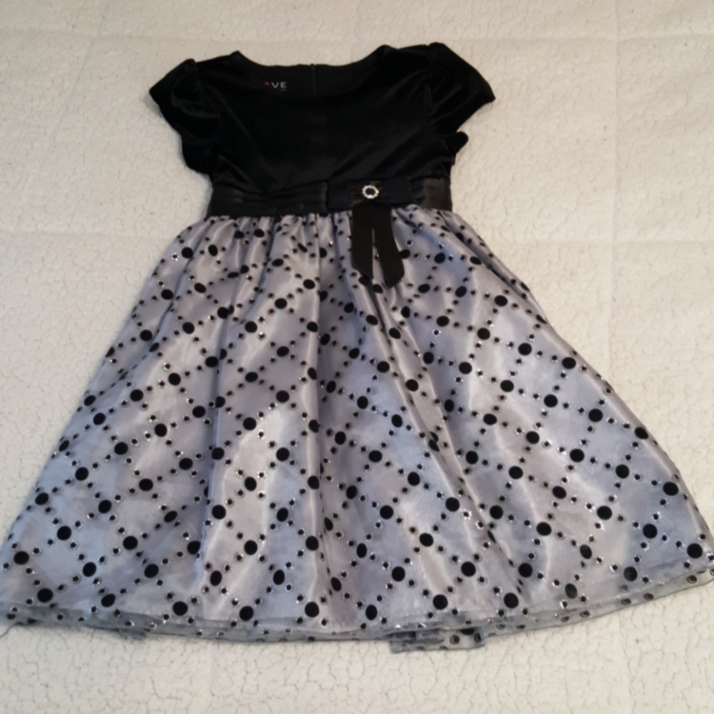 Love Black & Silver dress, size 10